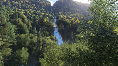 Cli4D Designs Waterfalls of Switzerland, Meringen - Microsoft Flight Simulator 2024 screenshot