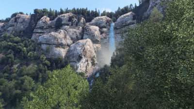 Cli4D Designs Waterfalls of Switzerland, Meringen - Microsoft Flight Simulator 2024 screenshot