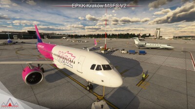 EPKK Kraków V2 - Microsoft Flight Simulator screenshot