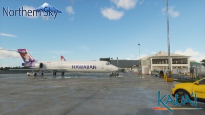 PHLI Lihue Airport - X-Plane 12 screenshot