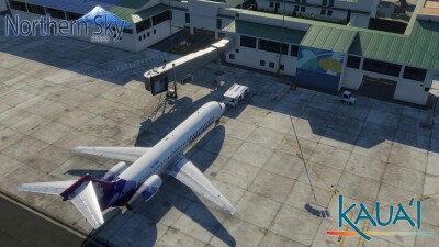 PHLI Lihue Airport - X-Plane 12 screenshot