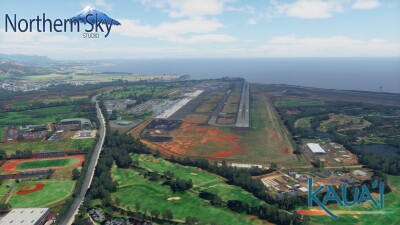 PHLI Lihue Airport - X-Plane 12 screenshot