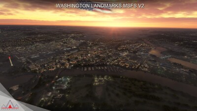 Landmarks Washington V2 - Microsoft Flight Simulator screenshot