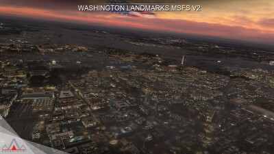 Landmarks Washington V2 - Microsoft Flight Simulator screenshot