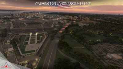 Landmarks Washington V2 - Microsoft Flight Simulator screenshot