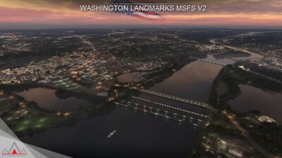 Landmarks Washington V2 - Microsoft Flight Simulator screenshot