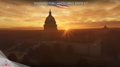 Landmarks Washington V2 - Microsoft Flight Simulator screenshot