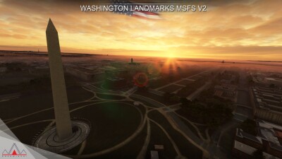 Landmarks Washington V2 - Microsoft Flight Simulator screenshot