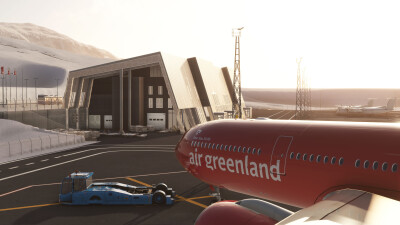 BGGH Nuuk Airport - Microsoft Flight Simulator screenshot