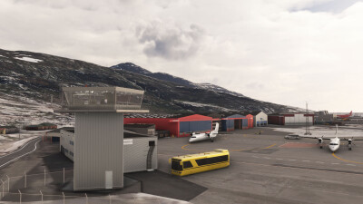 BGGH Nuuk Airport - Microsoft Flight Simulator screenshot