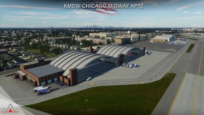 KMDW Chicago Midway International Airport - X-Plane 12 screenshot