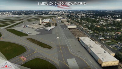 KMDW Chicago Midway International Airport - X-Plane 12 screenshot