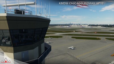 KMDW Chicago Midway International Airport - X-Plane 12 screenshot