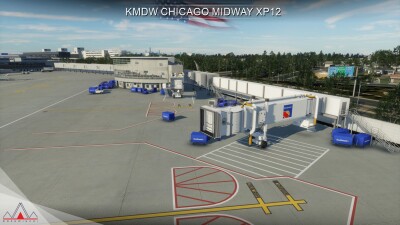 KMDW Chicago Midway International Airport - X-Plane 12 screenshot