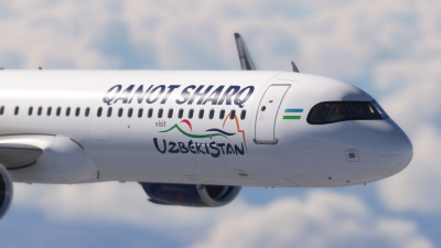 Hues By Horizon Qanot Sharq Airlines - LatinVFR A321 NEO screenshot