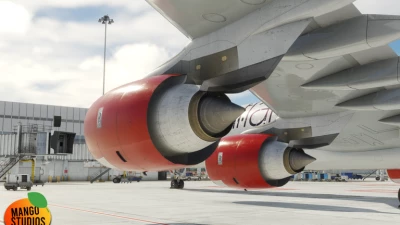 Mango Studios ToLiss A340 Trent 556 Engine Mod screenshot