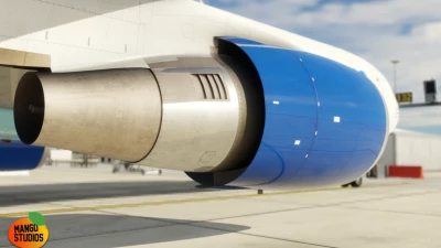 Mango Studios Flight Factor 767 CF-6 Engine Mod screenshot