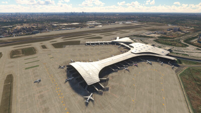 ZBTJ Tianjin Binhai International Airport - Microsoft Flight Simulator screenshot