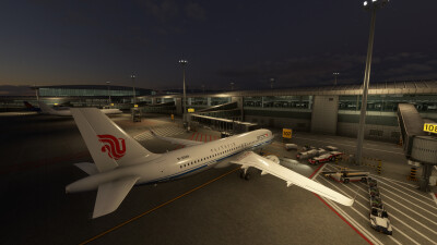 ZBTJ Tianjin Binhai International Airport - Microsoft Flight Simulator screenshot