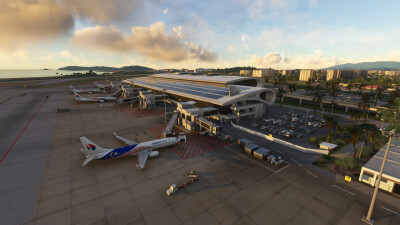 WBKK Kota Kinabalu International Airport - Microsoft Flight Simulator screenshot