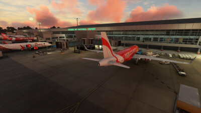 WBGG Kuching International Airport - Microsoft Flight Simulator screenshot