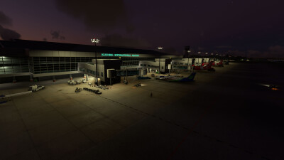 WBGG Kuching International Airport - Microsoft Flight Simulator screenshot