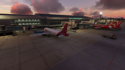 WBGG Kuching International Airport - Microsoft Flight Simulator screenshot