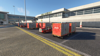 WBGS Sibu Airport - Microsoft Flight Simulator screenshot