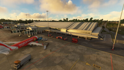 WBGS Sibu Airport - Microsoft Flight Simulator screenshot