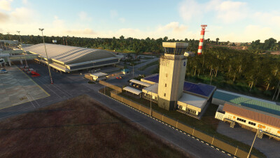 WBGS Sibu Airport - Microsoft Flight Simulator screenshot