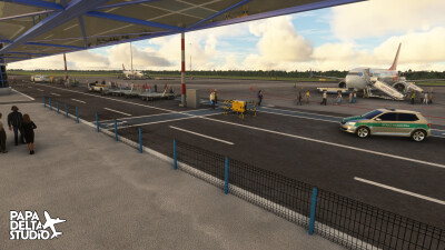 EPSC Szczecin-Goleniów Airport - Microsoft Flight Simulator screenshot