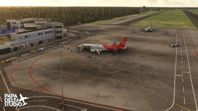 EPSC Szczecin-Goleniów Airport - Microsoft Flight Simulator screenshot
