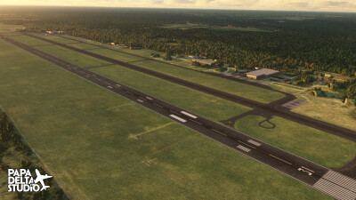 EPSC Szczecin-Goleniów Airport - Microsoft Flight Simulator screenshot