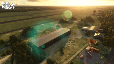 EPSC Szczecin-Goleniów Airport - Microsoft Flight Simulator screenshot