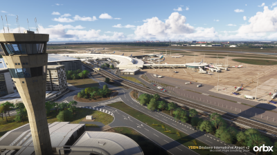 YBBN Brisbane International Airport v2 - Microsoft Flight Simulator 2024 screenshot