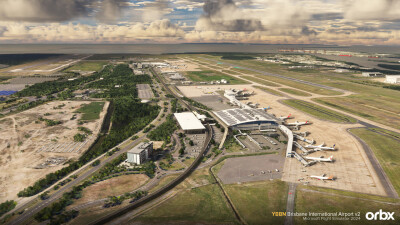 YBBN Brisbane International Airport v2 - Microsoft Flight Simulator 2024 screenshot