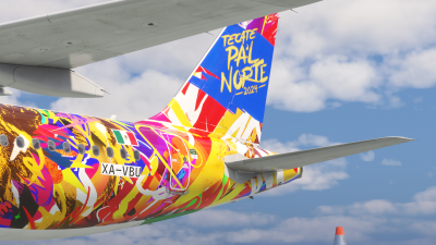 Hues By Horizon VivaAerobus Livery Pack - Fenix A320 V2 screenshot