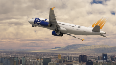 Hues By Horizon United Airlines 'Ted' Livery Pack - Fenix A320 V2 screenshot