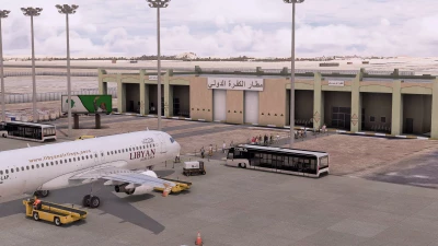 HLKF Kufra Airport - Microsoft Flight Simulator screenshot