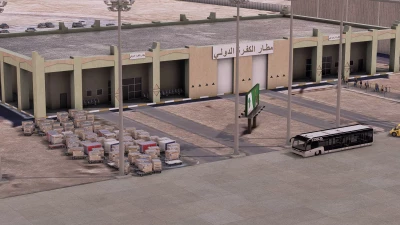 HLKF Kufra Airport - Microsoft Flight Simulator screenshot