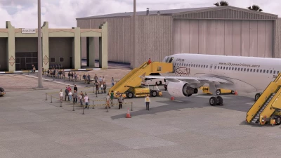 HLKF Kufra Airport - Microsoft Flight Simulator screenshot