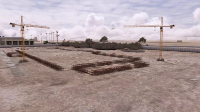 HLKF Kufra Airport - Microsoft Flight Simulator screenshot