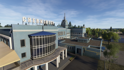 UKLN Chernivtsi-Leonid Kadeniuk International Airport - Microsoft Flight Simulator screenshot