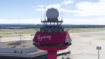 EDDV Hannover Airport - Microsoft Flight Simulator screenshot