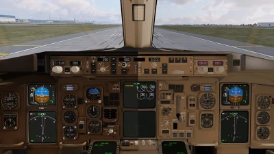 Azrsim Flight Factor 767 8K Cockpit Textures screenshot