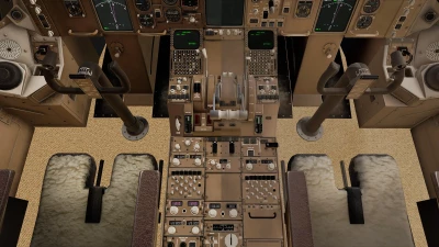 Azrsim Flight Factor 767 8K Cockpit Textures screenshot