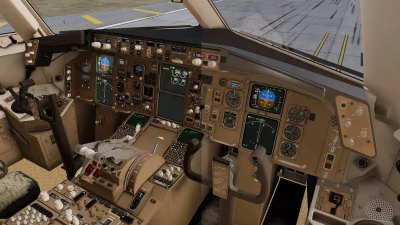 Azrsim Flight Factor 767 8K Cockpit Textures screenshot
