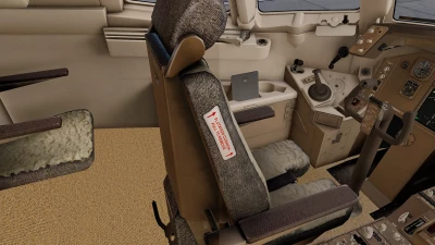 Azrsim Flight Factor 767 8K Cockpit Textures screenshot