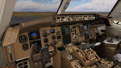 Azrsim Flight Factor 757 8K Cockpit Textures screenshot