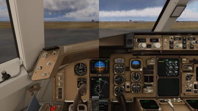 Azrsim Flight Factor 757 8K Cockpit Textures screenshot